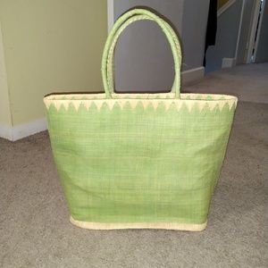 Mossimo straw tote bag